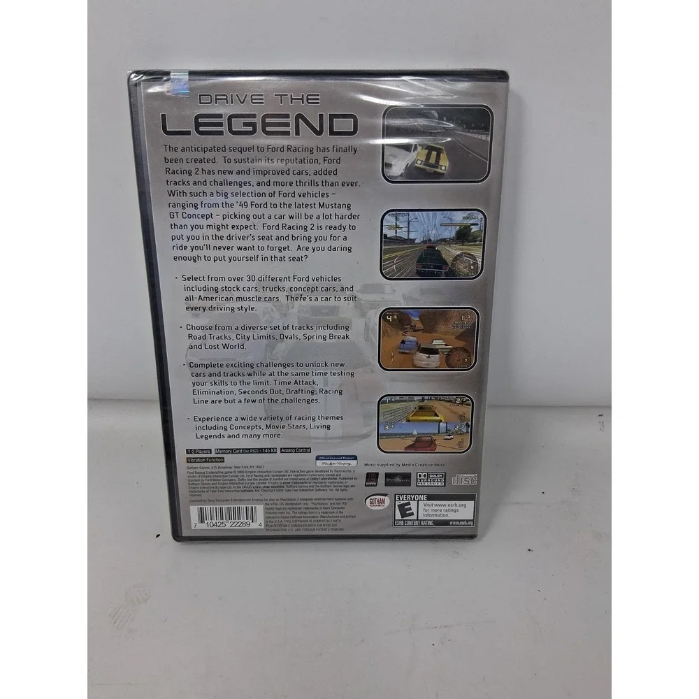 Playstation 2 Sealed Racing Games. Corvette And Ford Racing 2. G